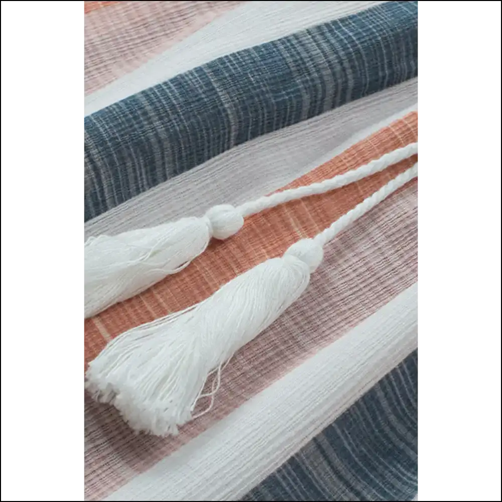 Flutter Sleeve v Neck Blouse: Blue Stripes of Slay! Blouses on Sale Worldwide Shipping