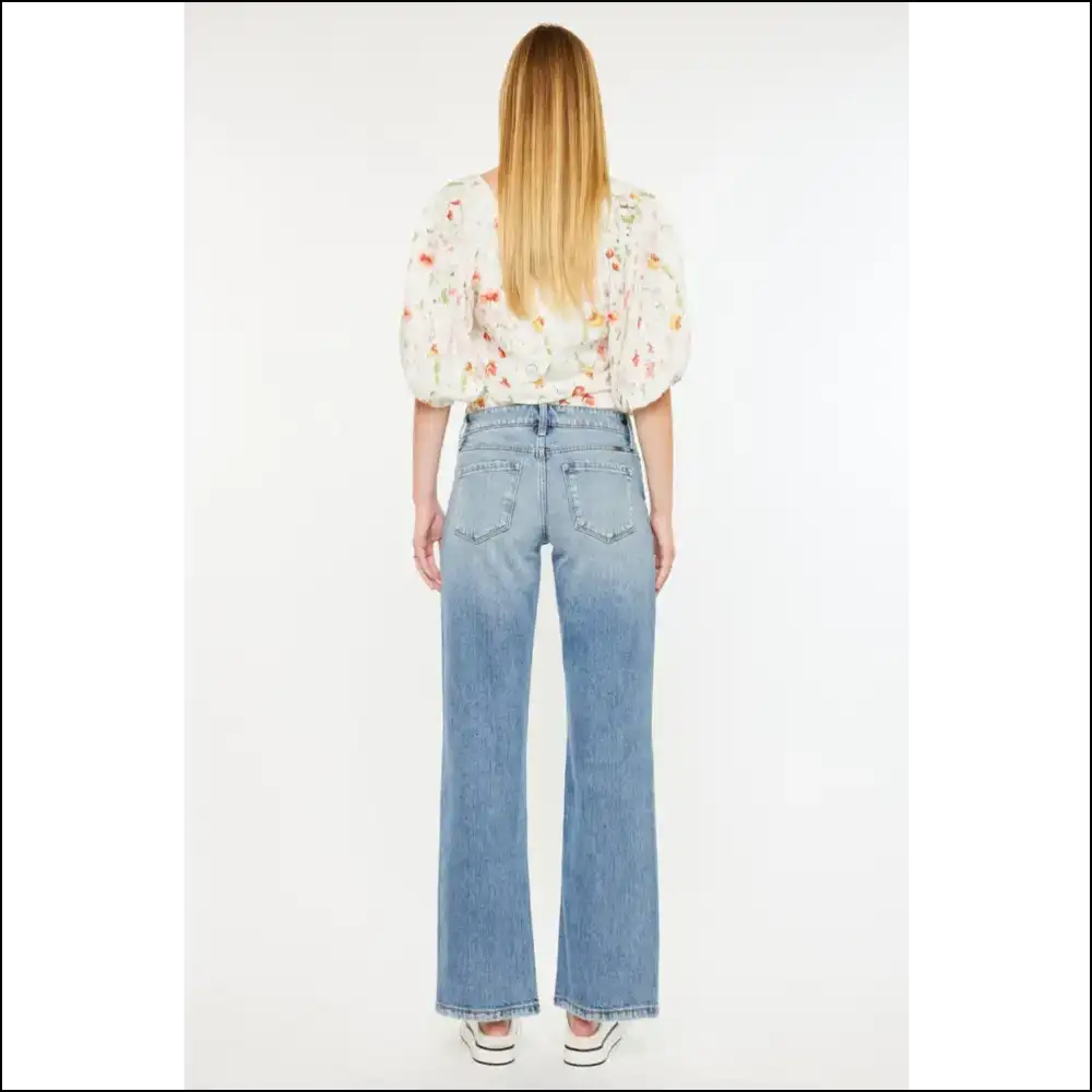 Frayed Hem Delight - Kancan Mid Rise Jeans: Style so Good Itโs Sinful! ๐๐ - Jeans on Sale Worldwide Shipping