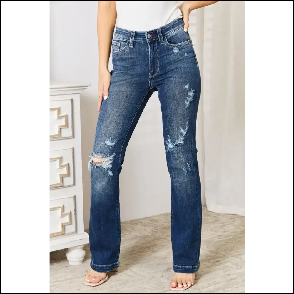 Get Ready to Strut: Judy Blue Mid Rise Jeans for Fashion Freedom! - on Sale Worldwide Shipping