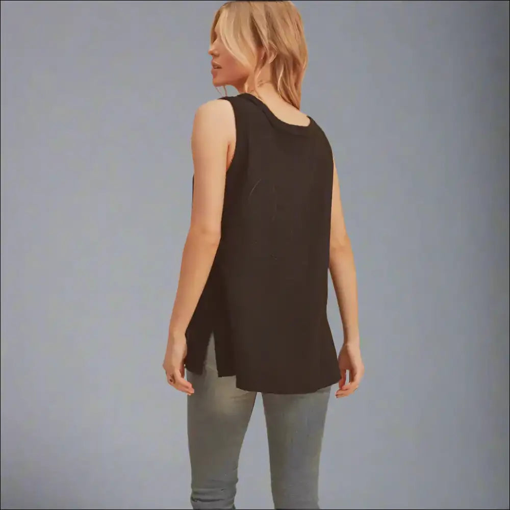 Get your Chic On: Aemi + Coβs Wide Strap Tank β Comfort just Met Fabulous! ππ - Tops on Sale Worldwide Shipping