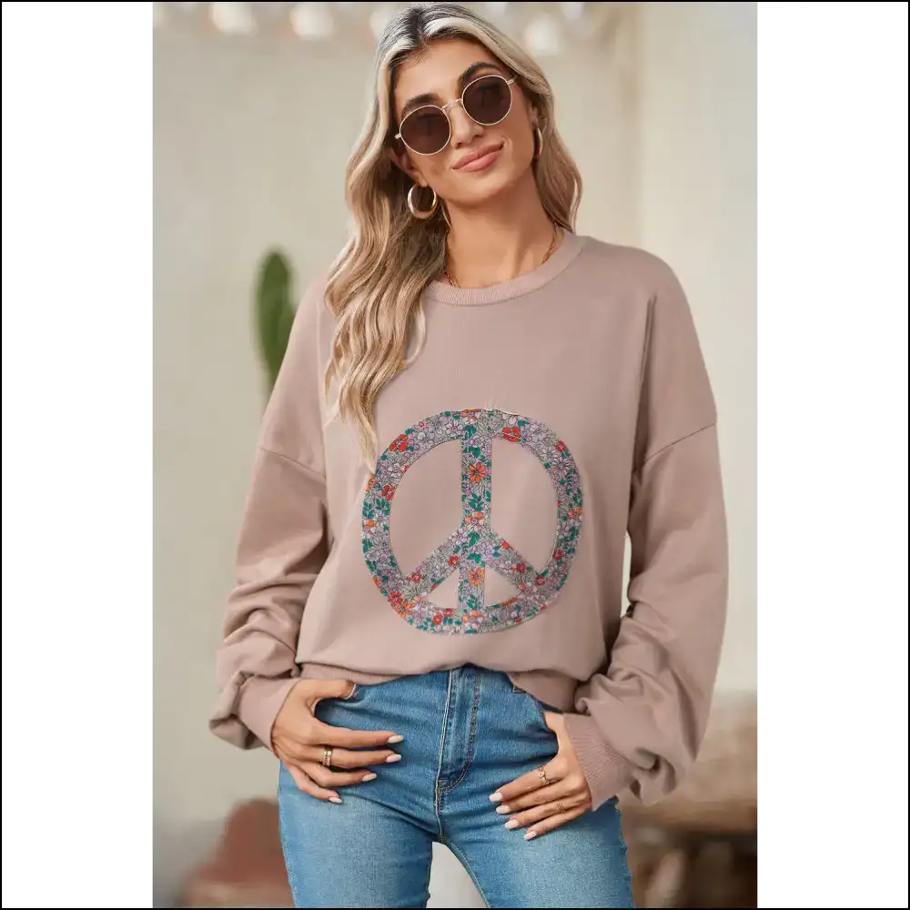 Goat Floral Peace Symbol: Baaa-utifully Cozy ๐๐ธโ๏ธ Needful Things - Sweatshirts & Hoodies on Sale Worldwide Shipping