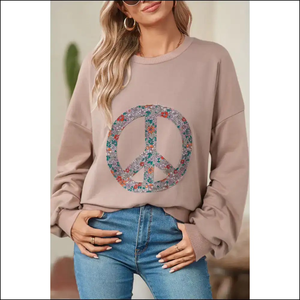 Goat Floral Peace Symbol: Baaa-utifully Cozy ๐๐ธโ๏ธ Needful Things - s - Sweatshirts & Hoodies on Sale Worldwide Shipping