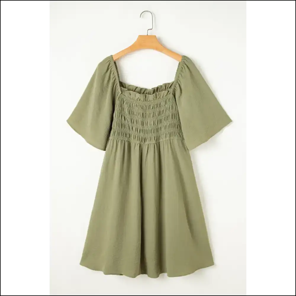 Grass Green Flutter Sleeve Size Dress: so Cute it Hurts (your Ex) - Plus Dresses on Sale Worldwide Shipping