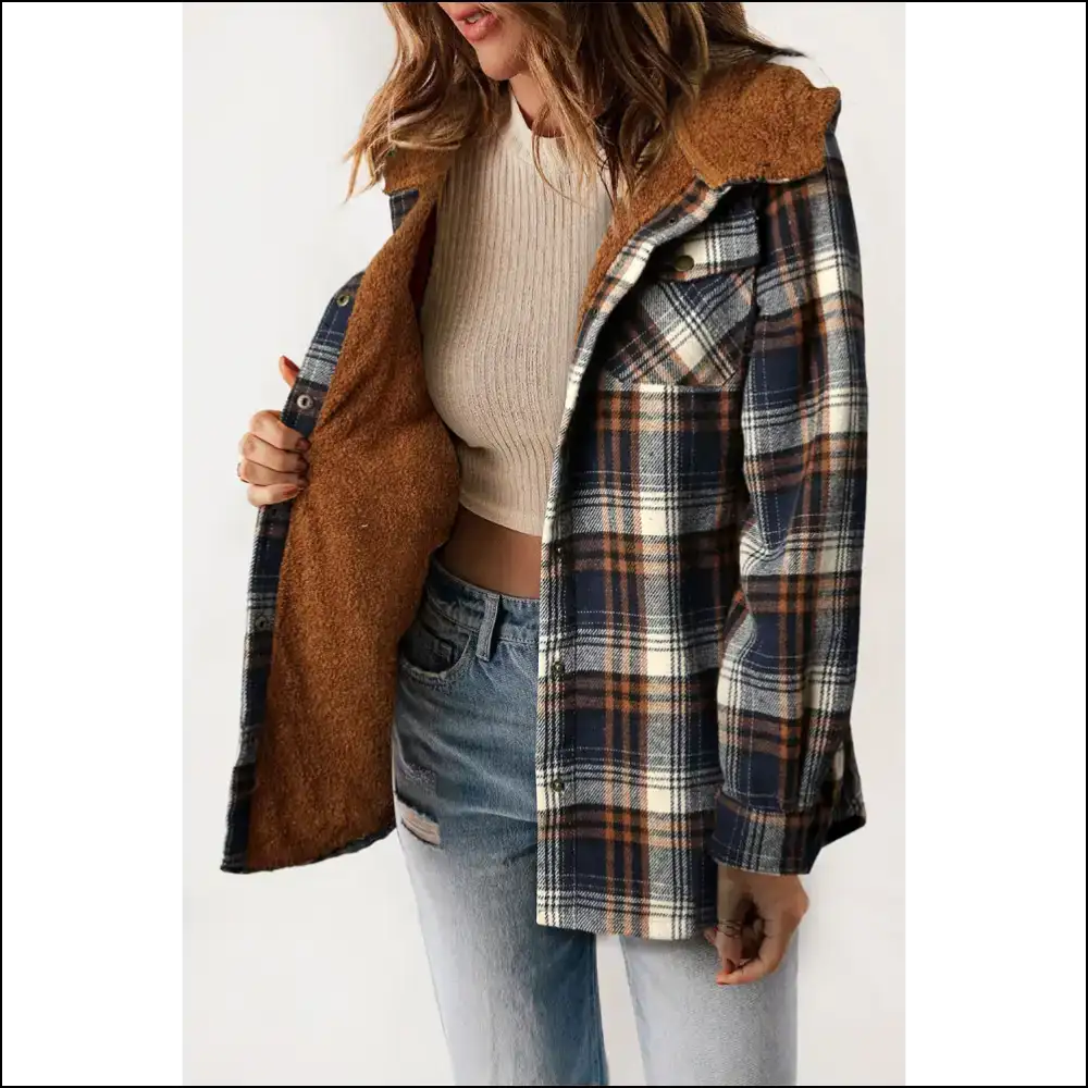 Gray Hooded Flannel Jacket: Dangerously Cozy! Needful Things. π - s - Jackets Outerwear on Sale Worldwide Shipping