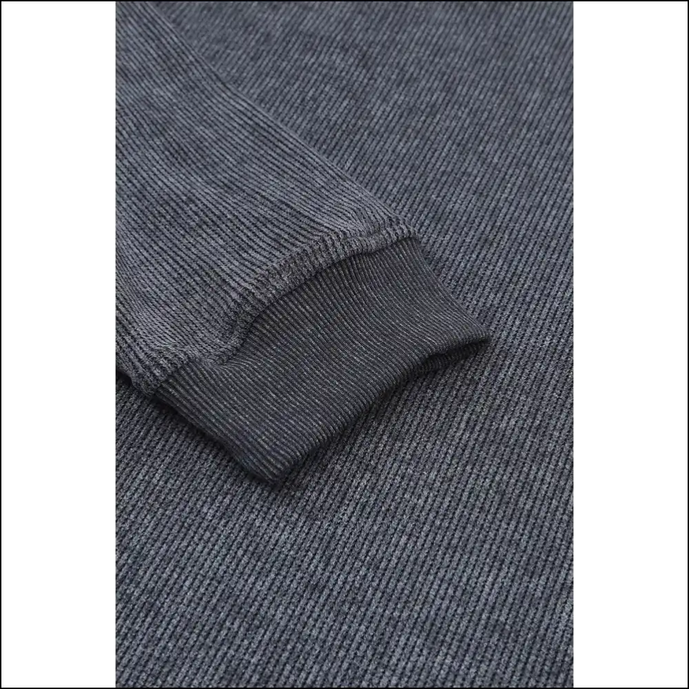 Gray Ribbed Knit: so Cozy Itβs Practically Illegal! from Needful Things π - Sweatshirts & Hoodies on Sale Worldwide Shipping