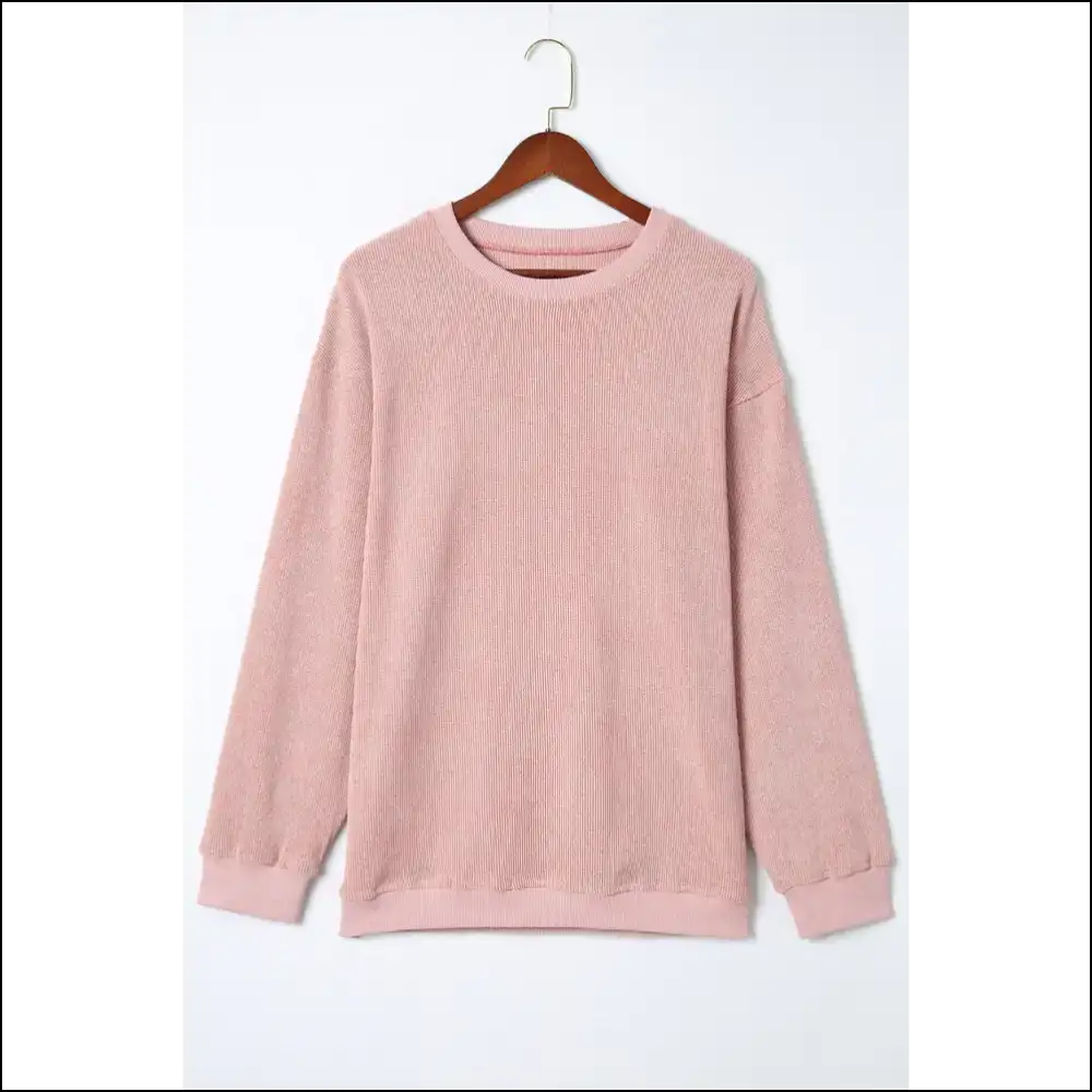 Gray Ribbed Knit: so Cozy Itβs Practically Illegal! from Needful Things π - Blue / s - Sweatshirts & Hoodies on Sale Worldwide Shipping