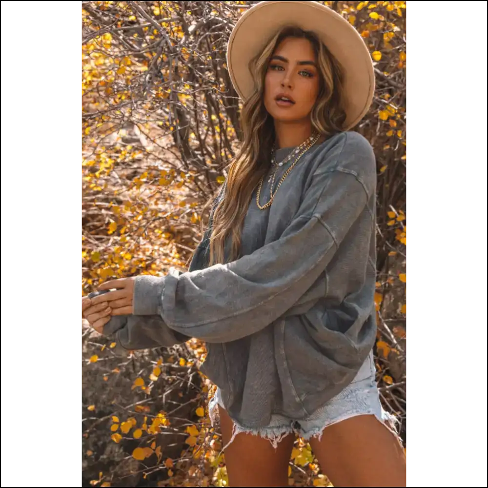 Gray Twist Butterfly Oversized: so Comfy Youll Actually Leave the House 🦋 - Sweatshirts & Hoodies on Sale Worldwide Shipping
