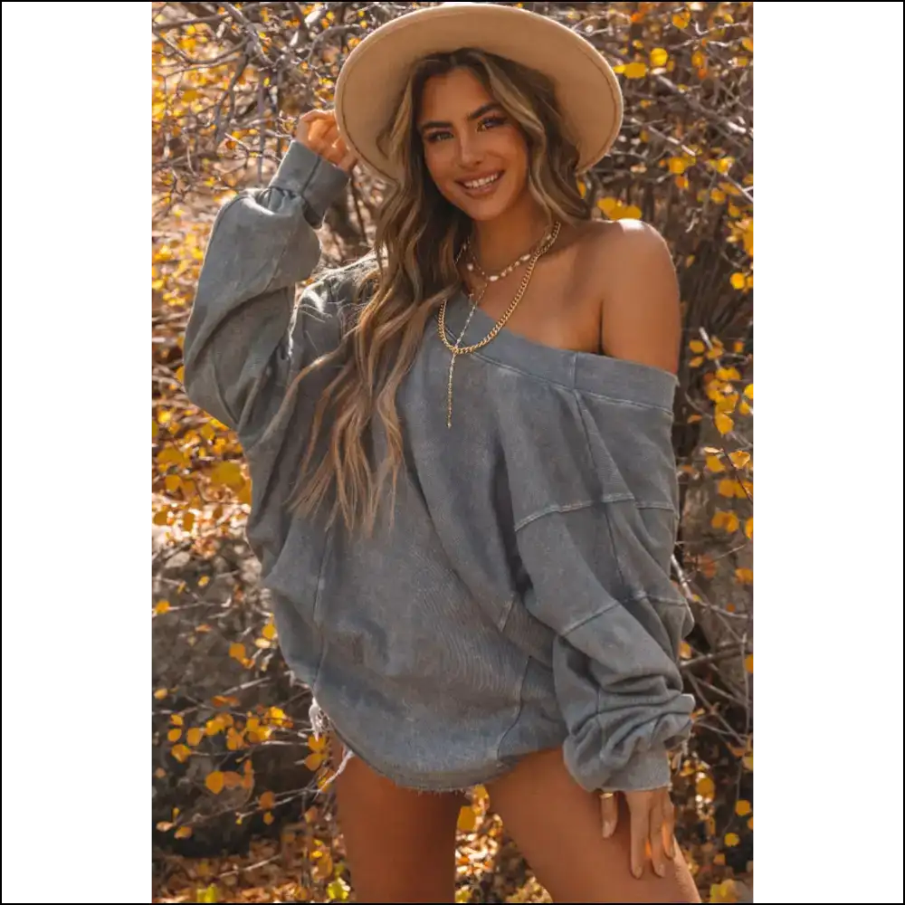 Gray Twist Butterfly Oversized: so Comfy Youll Actually Leave the House 🦋 - Sweatshirts & Hoodies on Sale Worldwide Shipping