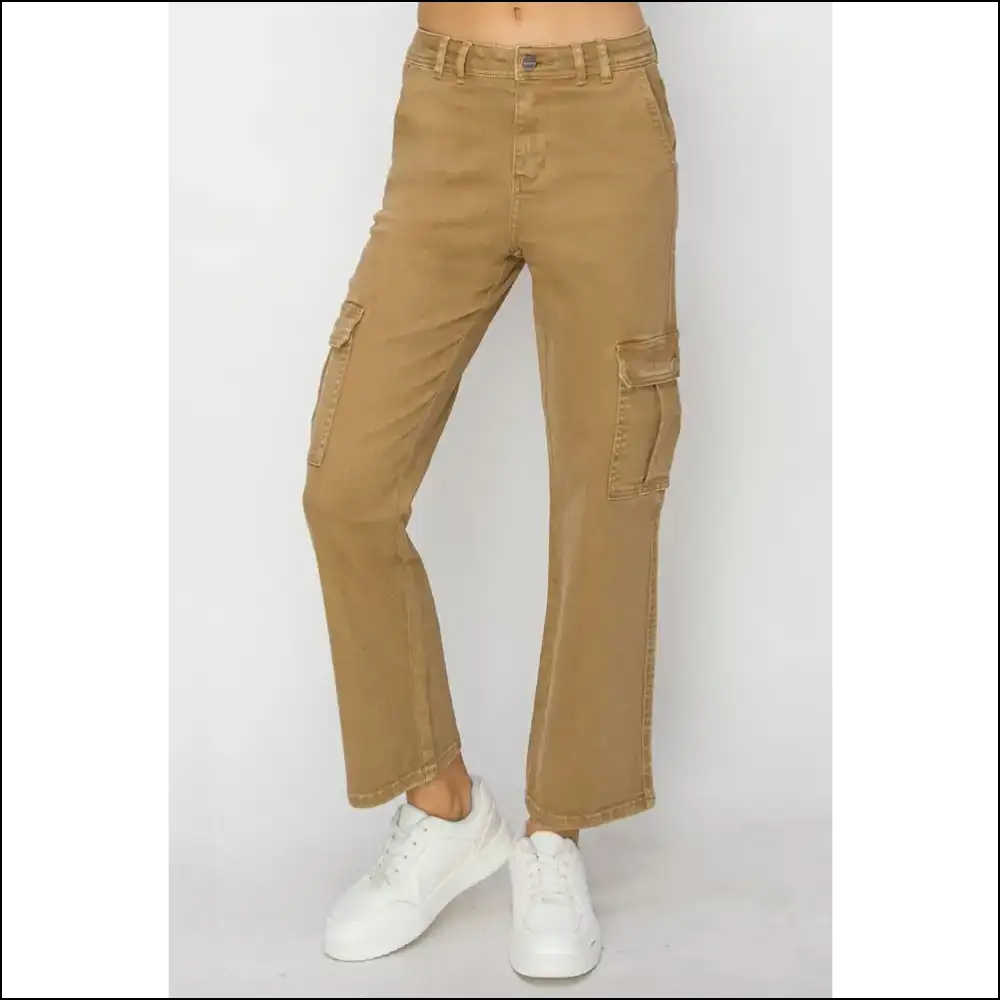 High Rise Cargo Jeans: Elevate your Style Hide Snacks Like a Pro! πβ¨ - Jeans on Sale Worldwide Shipping