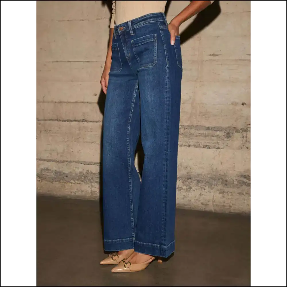 High Rise Happiness: Unlock your Inner Chic with Wide Leg Wonder! ππβ¨ - Jeans on Sale Worldwide Shipping