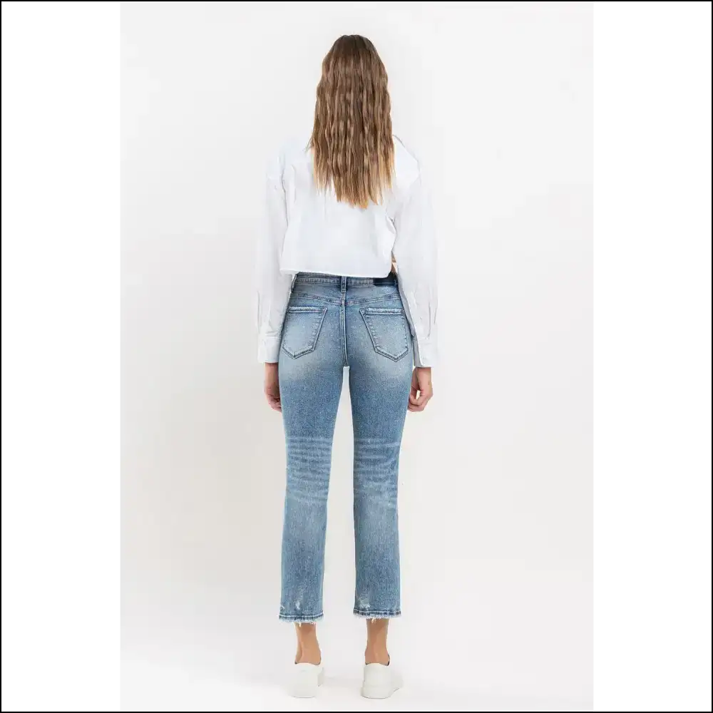 High Rise Slim Straight Jeans: Because Even your Pants Deserve a Glow-up! πβ¨ - Jeans on Sale Worldwide Shipping