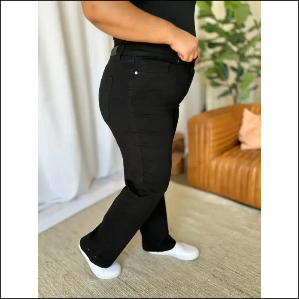 High Rise Straight Tummy Control Jeans: Hugs your Waist Better than Grandma! π - Jeans on Sale Worldwide Shipping