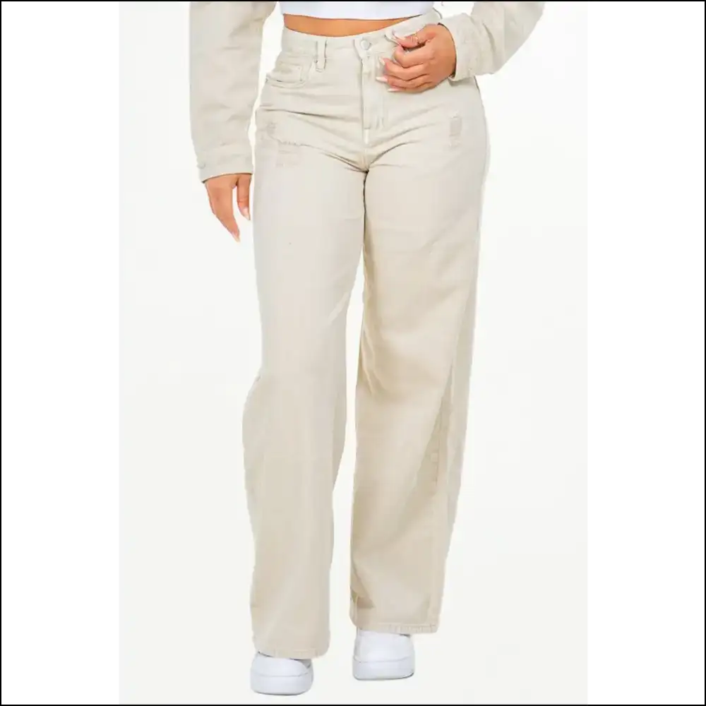 High Waist Distressed Wide Leg Jeans: where Comfort Meets Catwalk Chaos! π - Jeans on Sale Worldwide Shipping