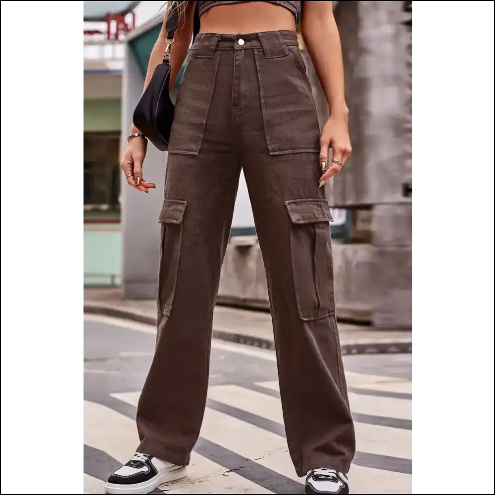 High Waist Loose Fit Jeans: for when you Want to be Comfy and Classy ππ - Brown / s - Jeans on Sale Worldwide Shipping