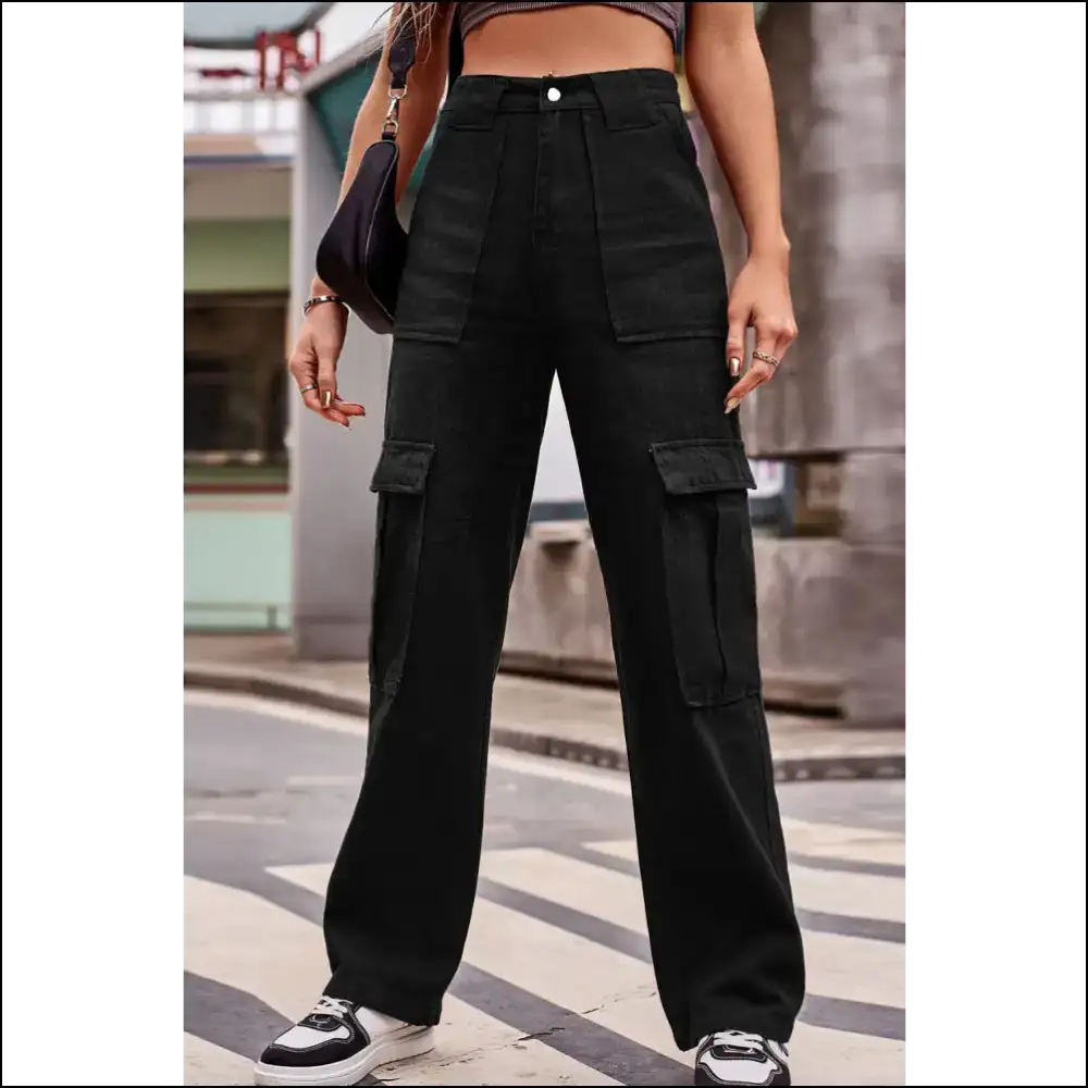 High Waist Loose Fit Jeans: for when you Want to be Comfy and Classy ππ - Black / m - Jeans on Sale Worldwide Shipping
