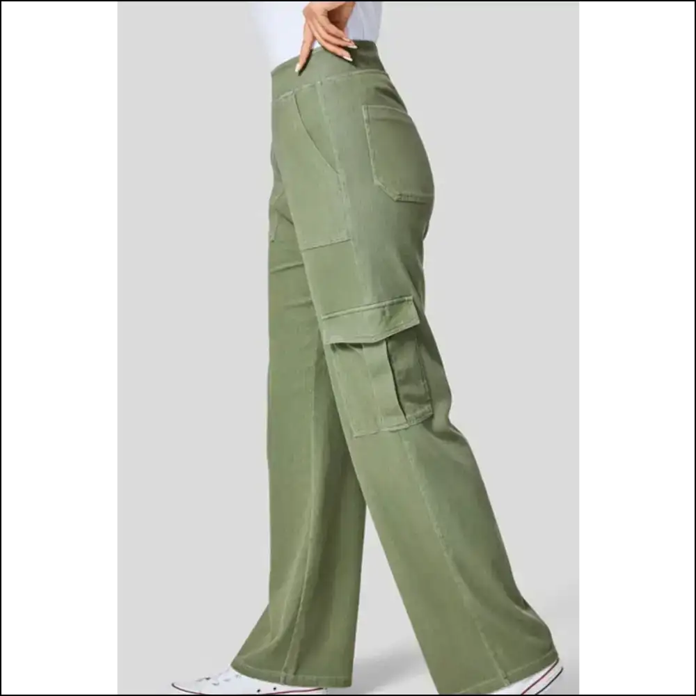 High Waist Straight Leg Cargo Jeans: where Drama Meets Denim Delight! ππ - Jeans on Sale Worldwide Shipping