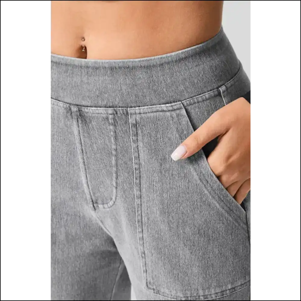 High Waist Straight Leg Cargo Jeans: where Drama Meets Denim Delight! ππ - Jeans on Sale Worldwide Shipping