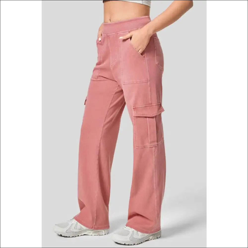 High Waist Straight Leg Cargo Jeans: where Drama Meets Denim Delight! ππ - Jeans on Sale Worldwide Shipping