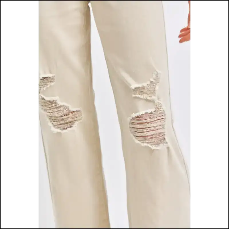 Jeans so Fabulous they Deserve their Own Instagram Account! ππ₯ High Waist Distressed Wide Leg Delight! - on Sale Worldwide Shipping