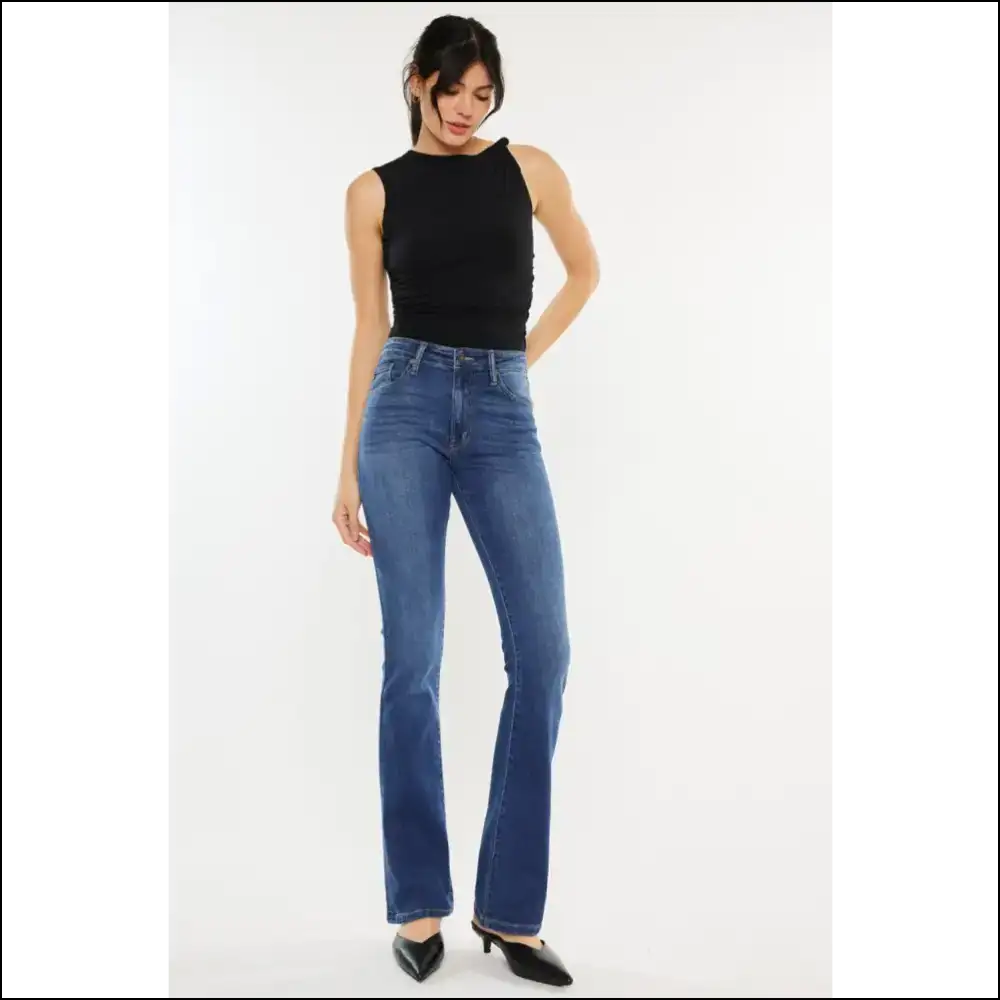 Jeans so Good You’ll Forget your Ex – Kancan High Rise Slim Bootcut! 😂👖 - on Sale Worldwide Shipping