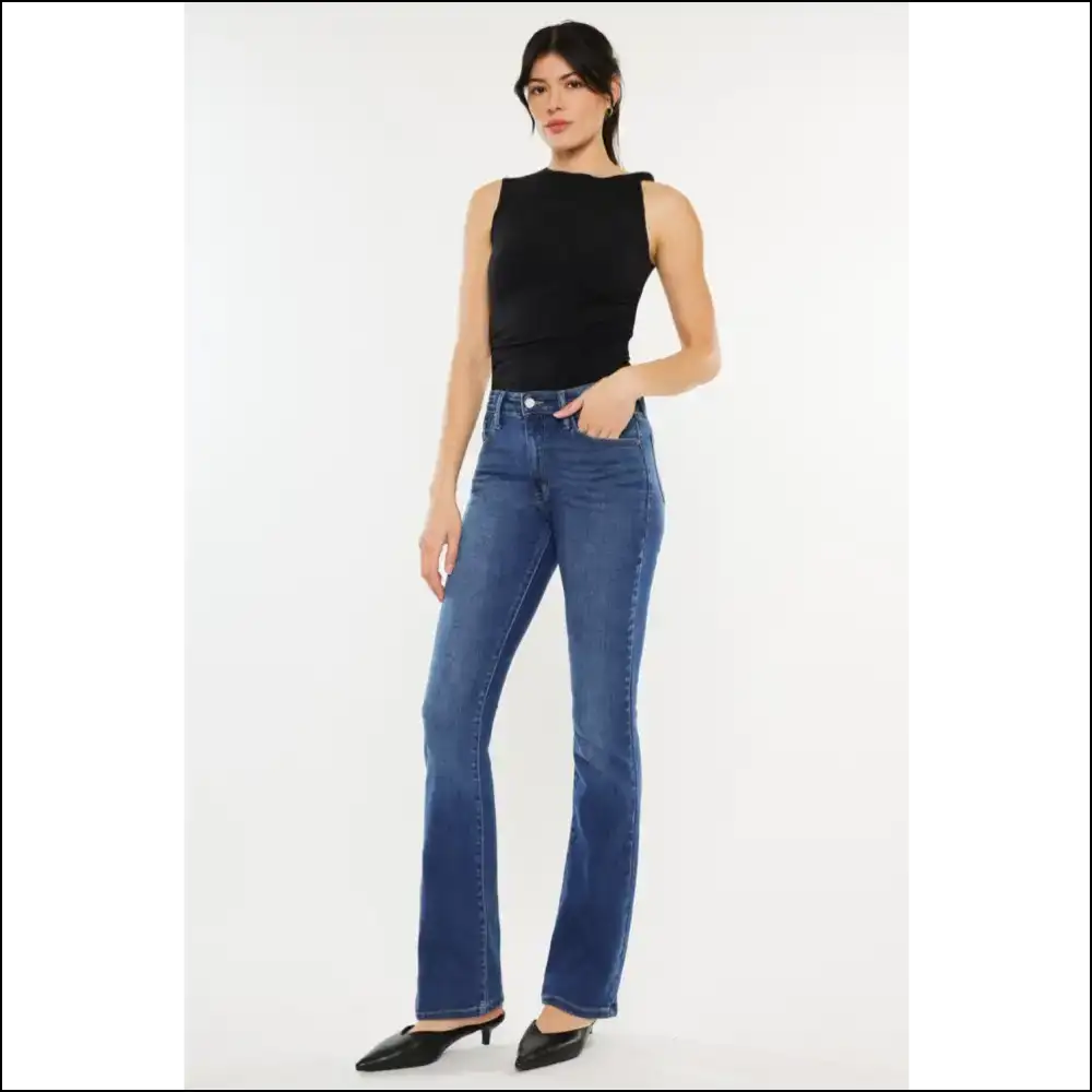 Jeans so Good You’ll Forget your Ex – Kancan High Rise Slim Bootcut! 😂👖 - on Sale Worldwide Shipping