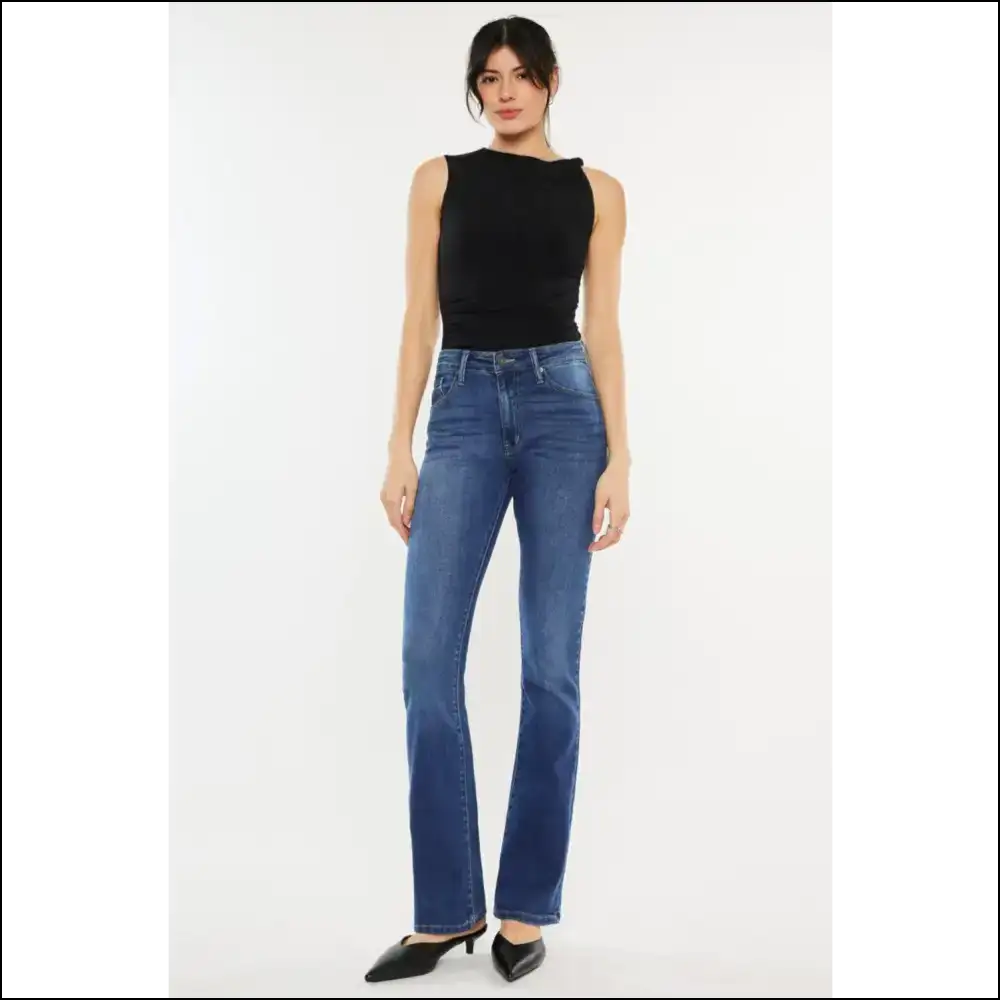 Jeans so Good You’ll Forget your Ex – Kancan High Rise Slim Bootcut! 😂👖 - Medium / 1 - on Sale Worldwide Shipping