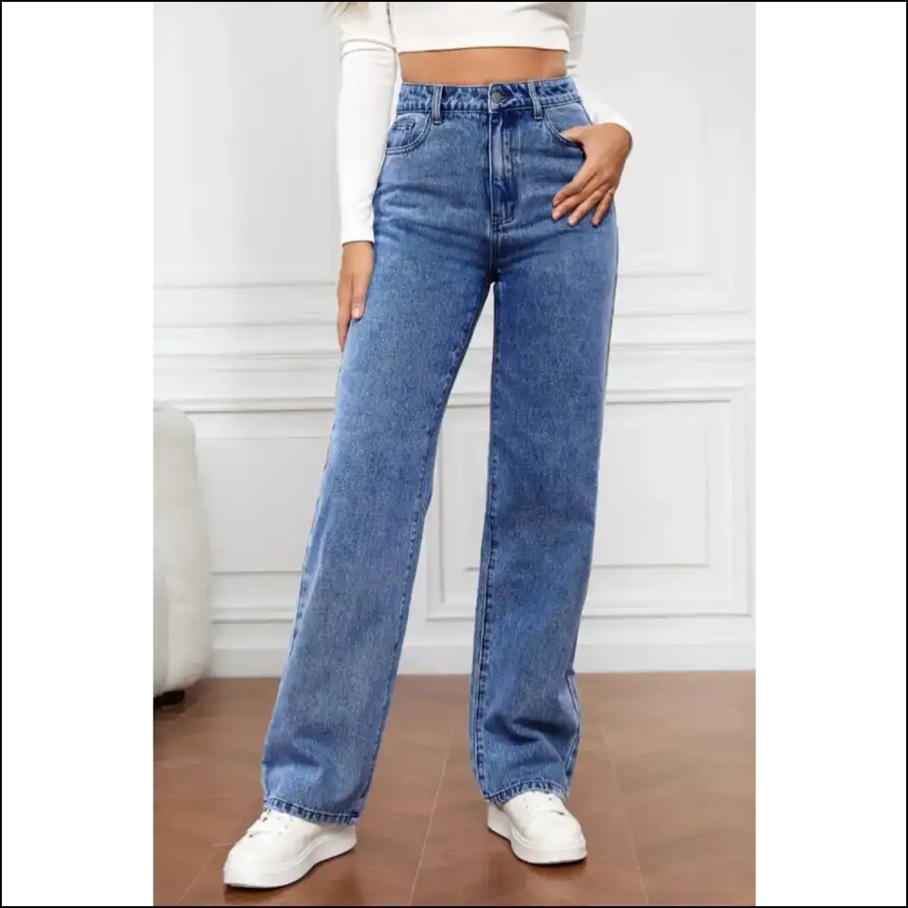 Jeans so High they Give your Confidence a Lift - Needful Things! - Blue / s - on Sale Worldwide Shipping