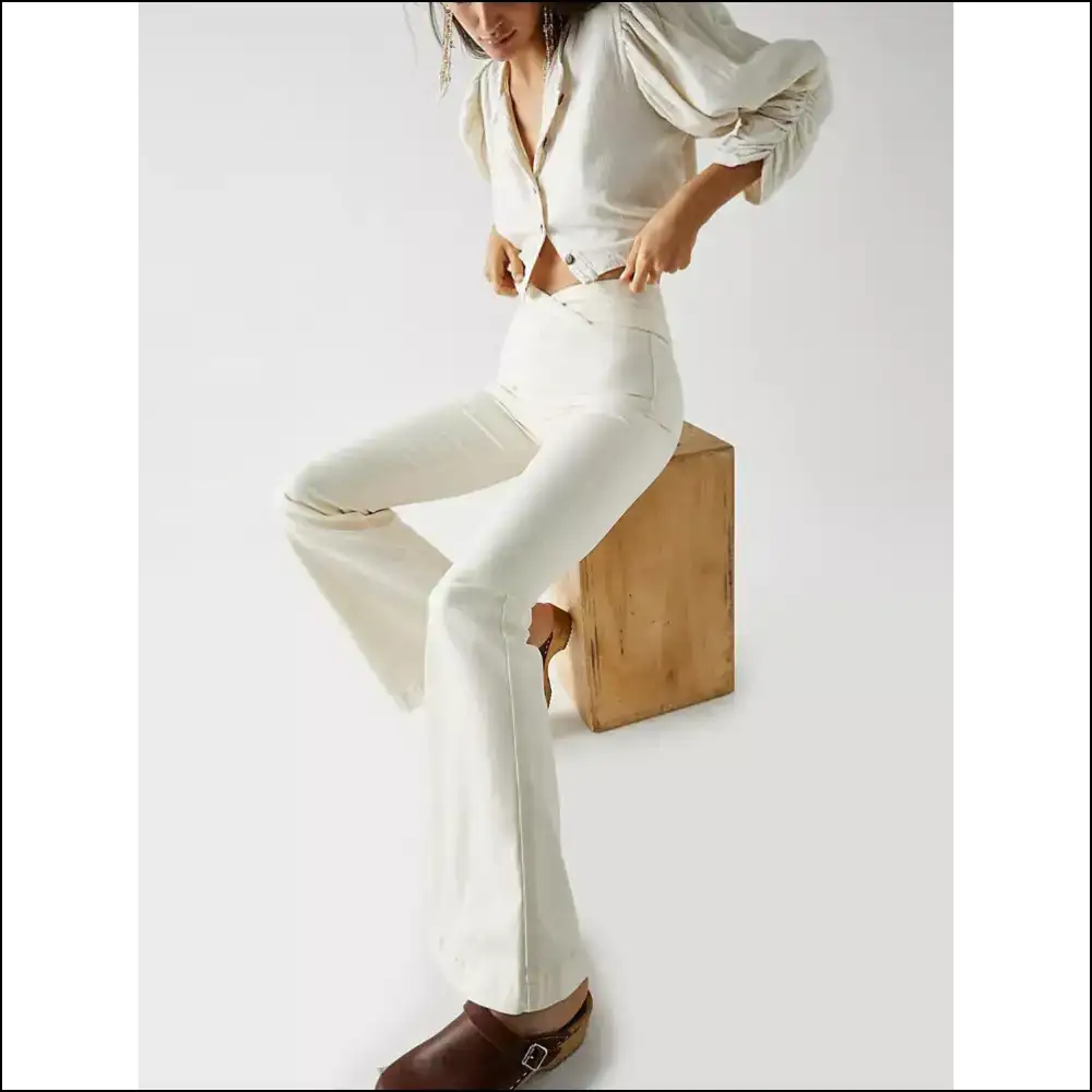 Jeans that are as Quirky your Personality: Asymmetric Waist Flair! π - on Sale Worldwide Shipping