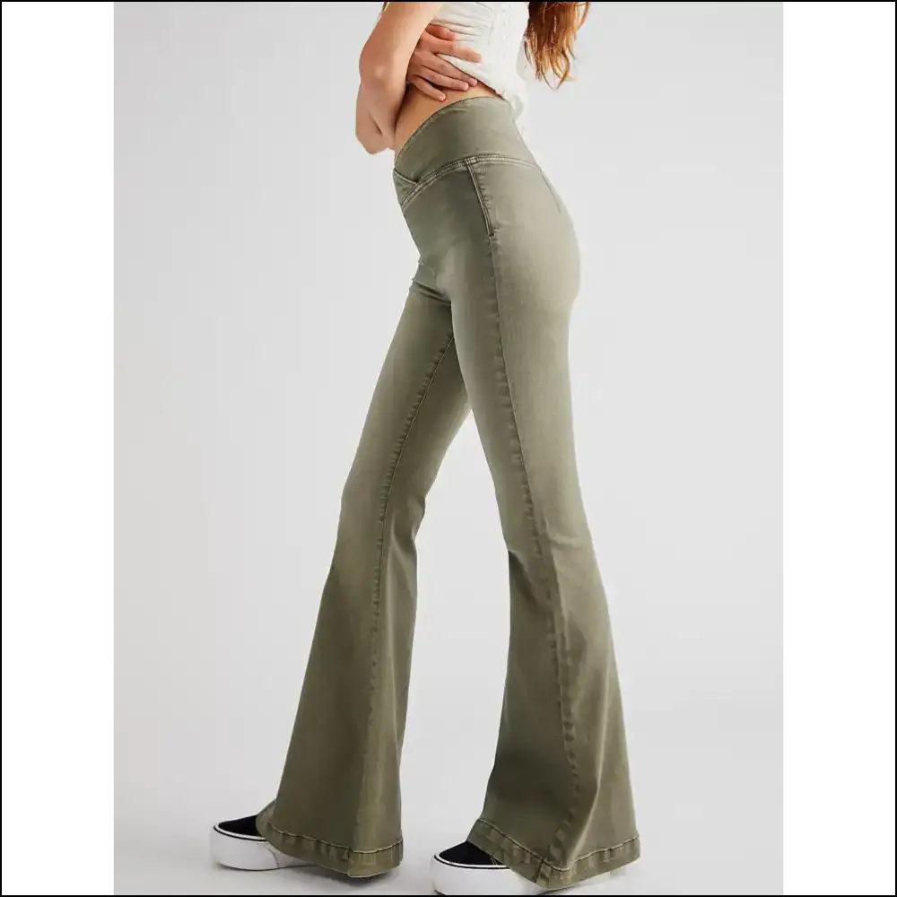 Jeans that are as Quirky your Personality: Asymmetric Waist Flair! π - on Sale Worldwide Shipping