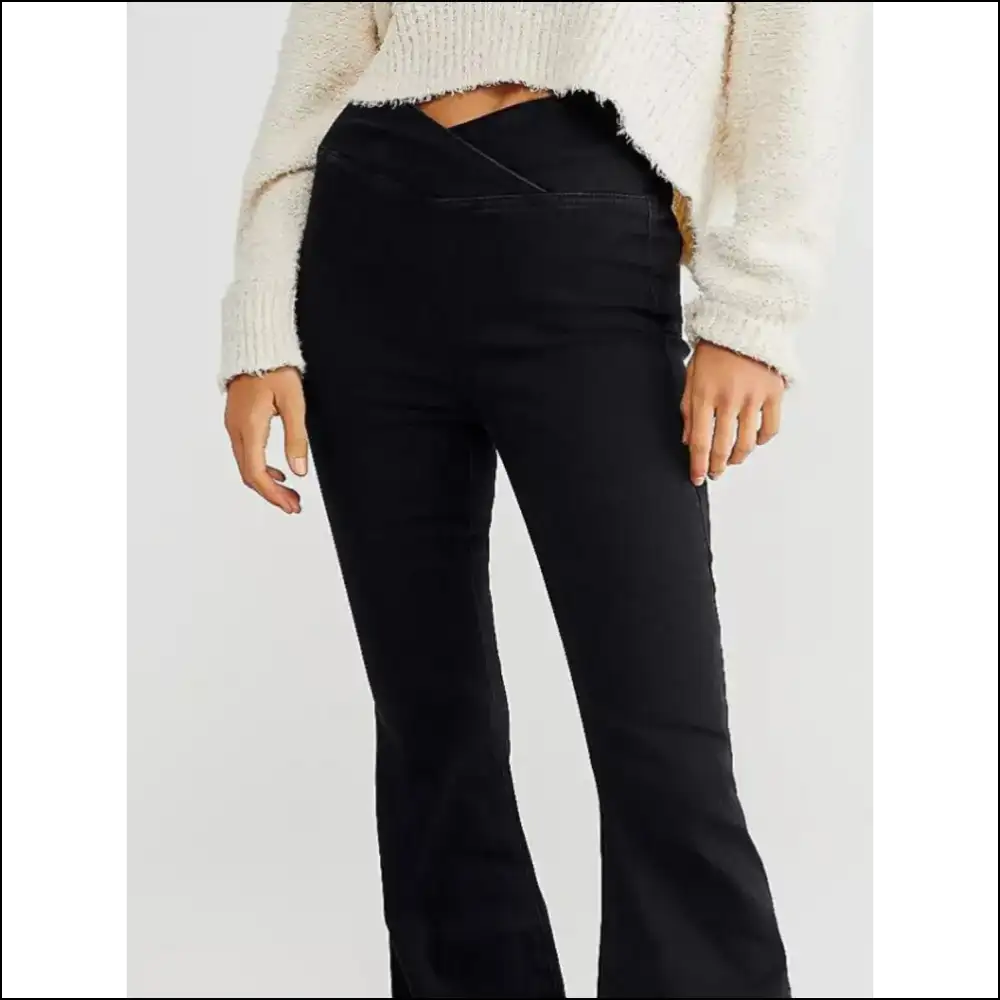 Jeans that are as Quirky your Personality: Asymmetric Waist Flair! π - on Sale Worldwide Shipping