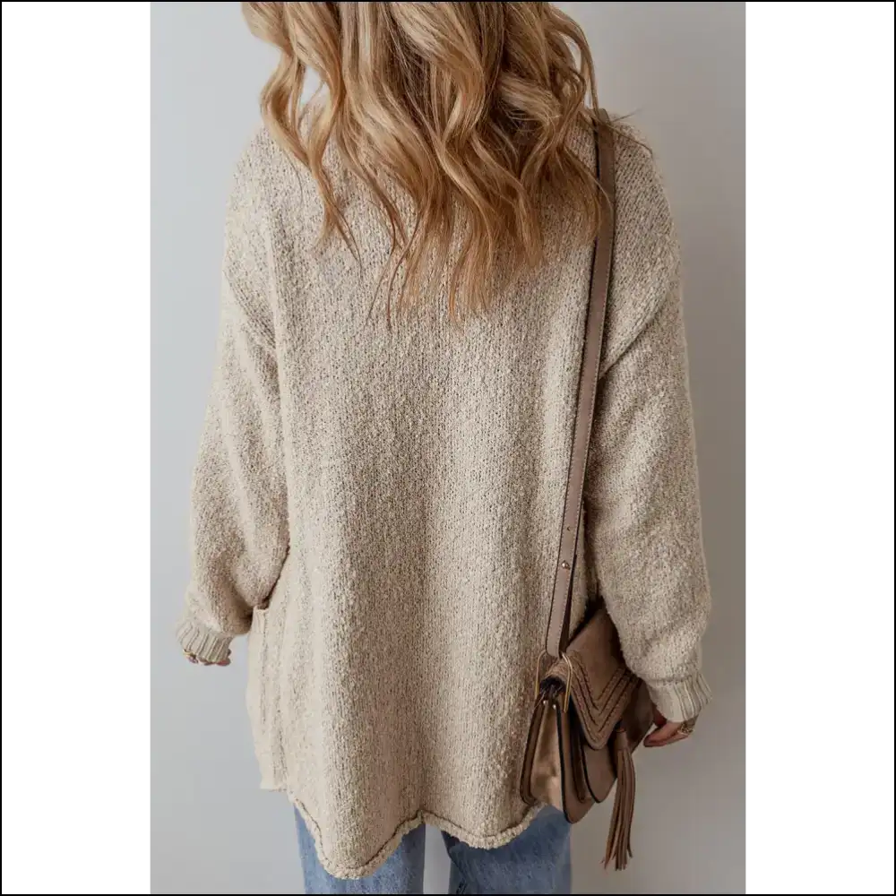 Jet Stream Chic Cardigan: your Acrylic Hug 🤣 - Cardigans on Sale Worldwide Shipping