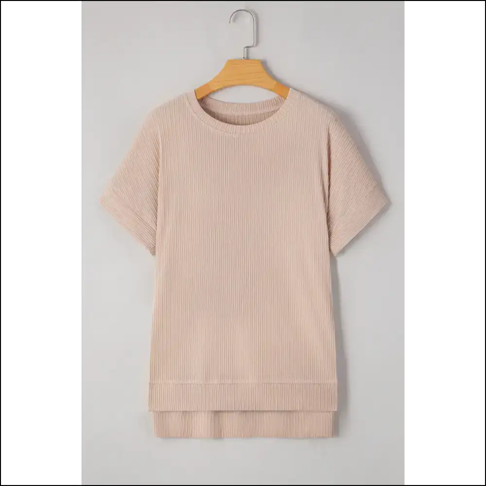 Jet Stream Textured Top: Dress Like Youre not Dead Yet π - s - Blouses on Sale Worldwide Shipping