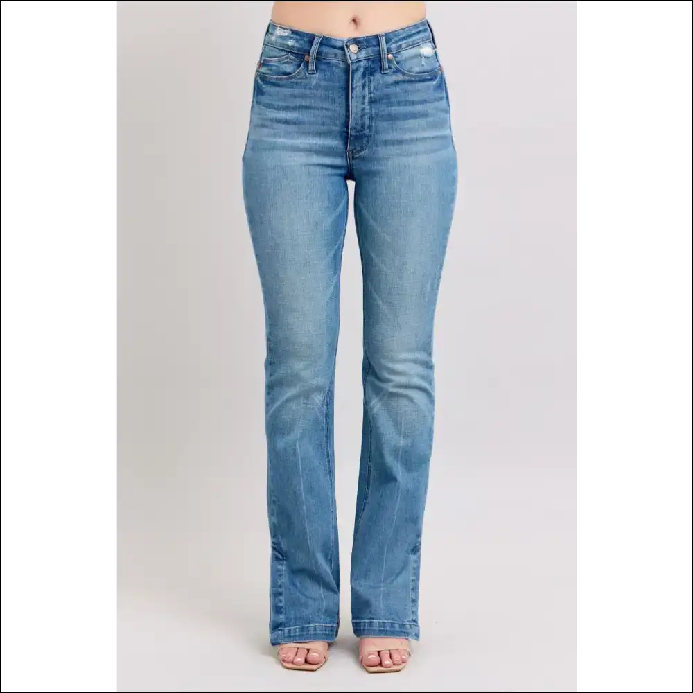 Judy Blue Boot Jeans: Tummy Control for Style & Snacks β your New Bff! ππ - Medium / 0/24 - Jeans on Sale Worldwide Shipping