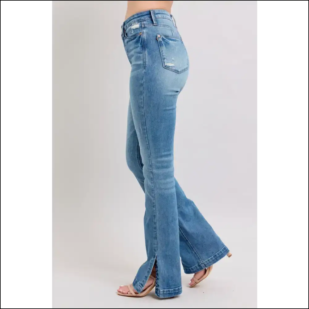 Judy Blue Boot Jeans: Tummy Control for Style & Snacks β your New Bff! ππ - Jeans on Sale Worldwide Shipping