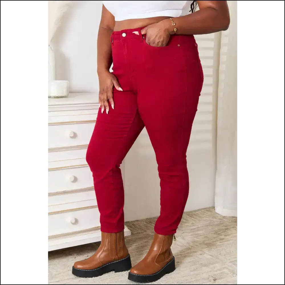 Judy Blue High Waist Skinny Jeans: Tummy Control for your Snack-break Decisions ππ - Jeans on Sale Worldwide Shipping
