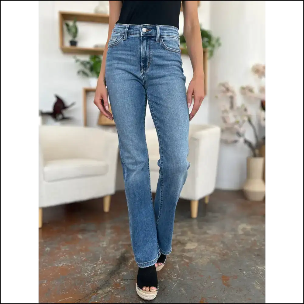 Judy Blue Mid-rise Straight Jeans: Embrace Comfort Reject Pants Regret ππ - Jeans on Sale Worldwide Shipping
