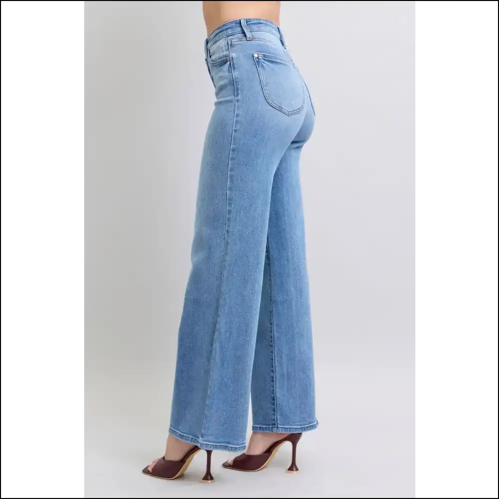 Judy Blue Wide Leg Jeans: your Stylish Secret Weapon for Survival! ππ - Jeans on Sale Worldwide Shipping