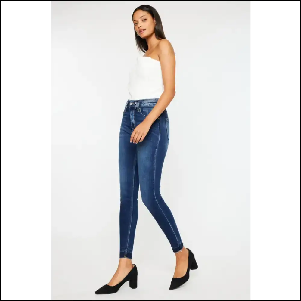 Kancan High Rise Ankle Skinnies: for when your Confidence Needs a Lift! π - Jeans on Sale Worldwide Shipping