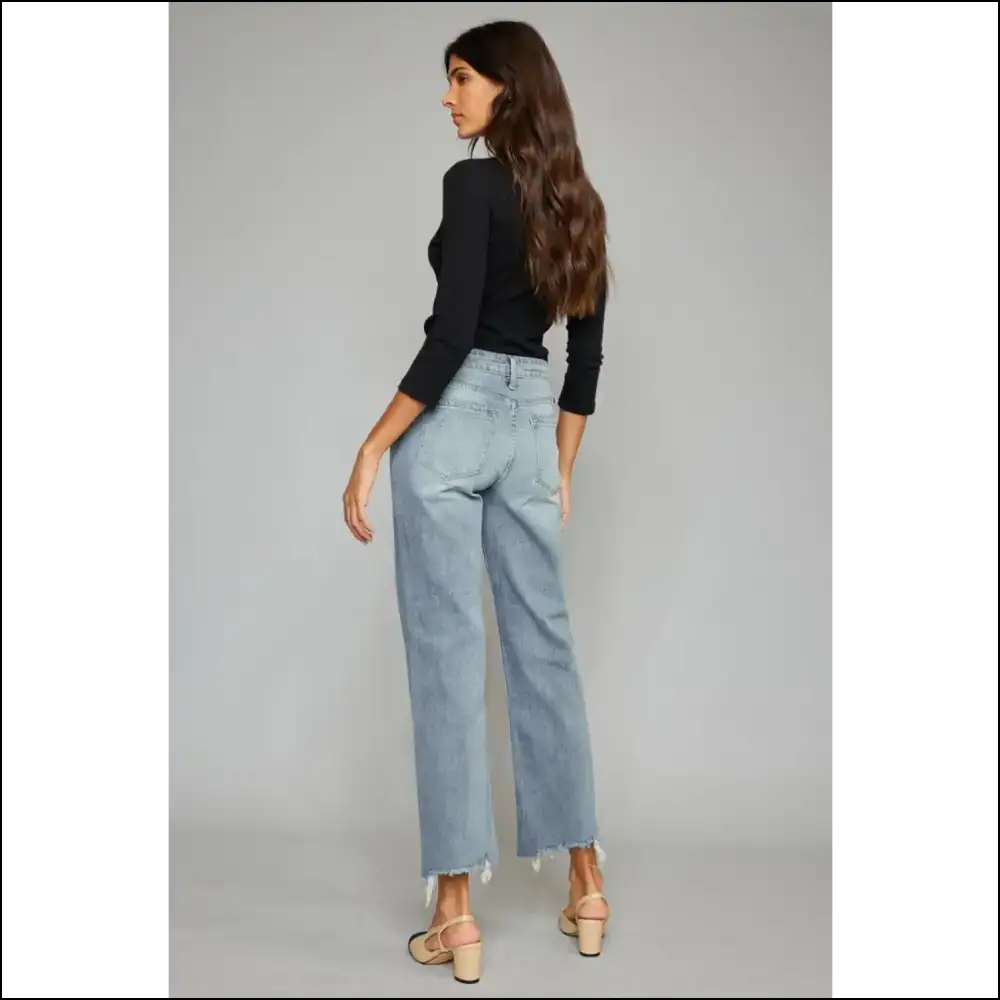 Kancan High Waist and Wide Leg: Jeans so Fly they Might just Away! - on Sale Worldwide Shipping