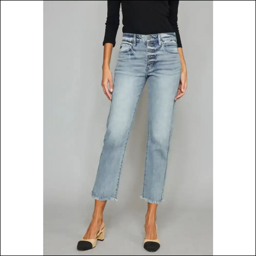 Kancan High Waist Jeans: Because Regular Pants are for Beginners π - Light / 11 - Jeans on Sale Worldwide Shipping