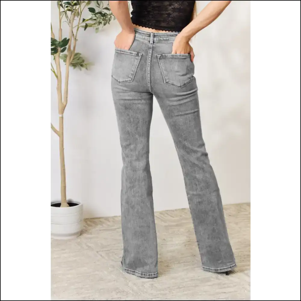 Kancan High Waist Slim Flare Jeans: Because Lifeโs too Short for Boring Pants! ๐ - Jeans on Sale Worldwide Shipping