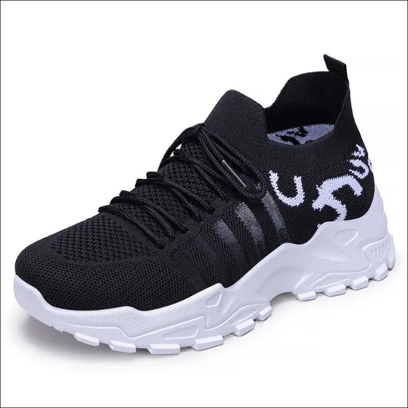Lace Up Mesh Breathable Athletic Shoes - on Sale Worldwide Shipping