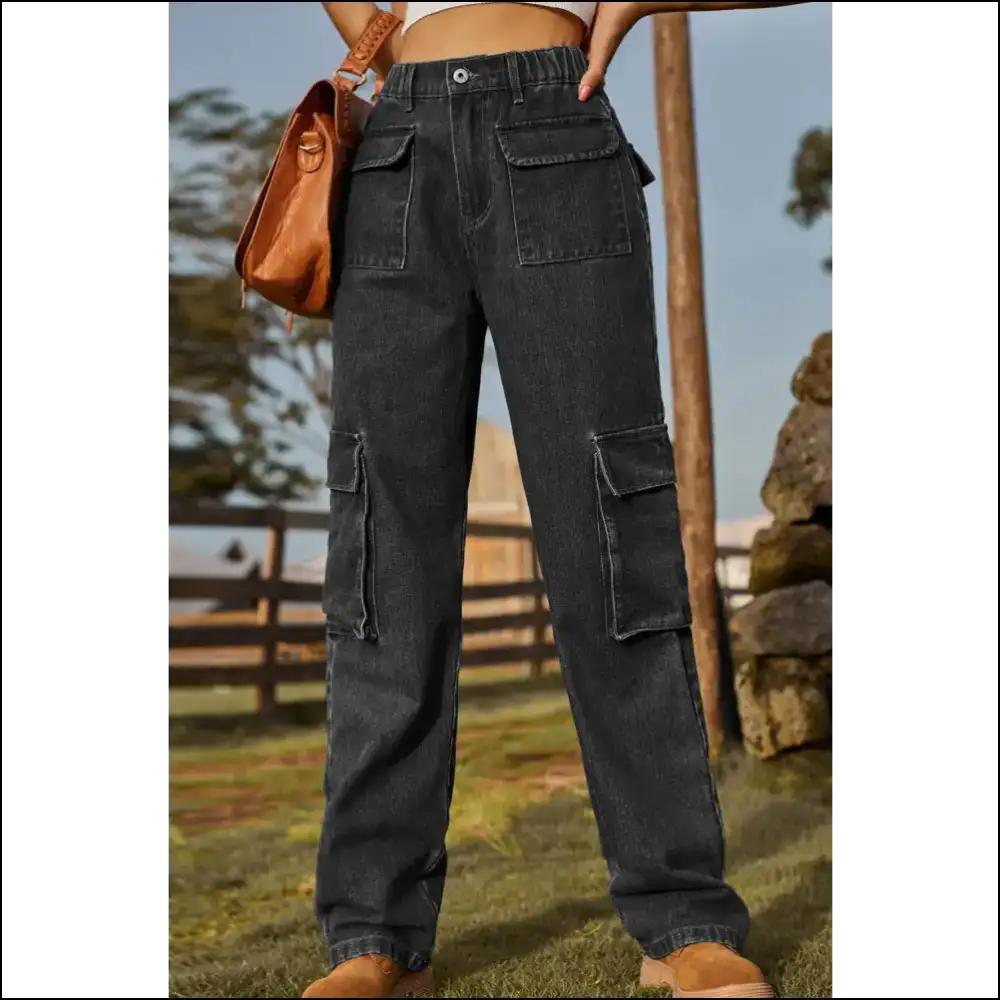 Loose Fit Long Jeans: for when you Want to Look Good N’ Feel Even Better! - Dark / m - Jeans on Sale Worldwide Shipping