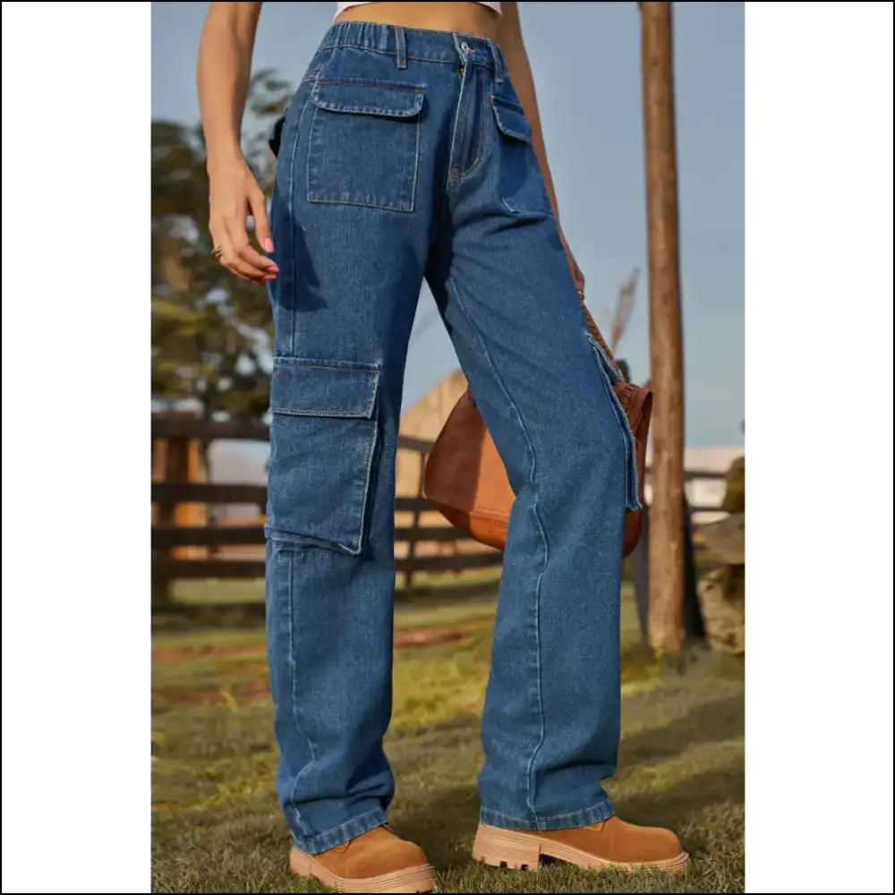 Loose Fit Long Jeans: for when you Want to Look Good N’ Feel Even Better! - Medium / m - Jeans on Sale Worldwide Shipping