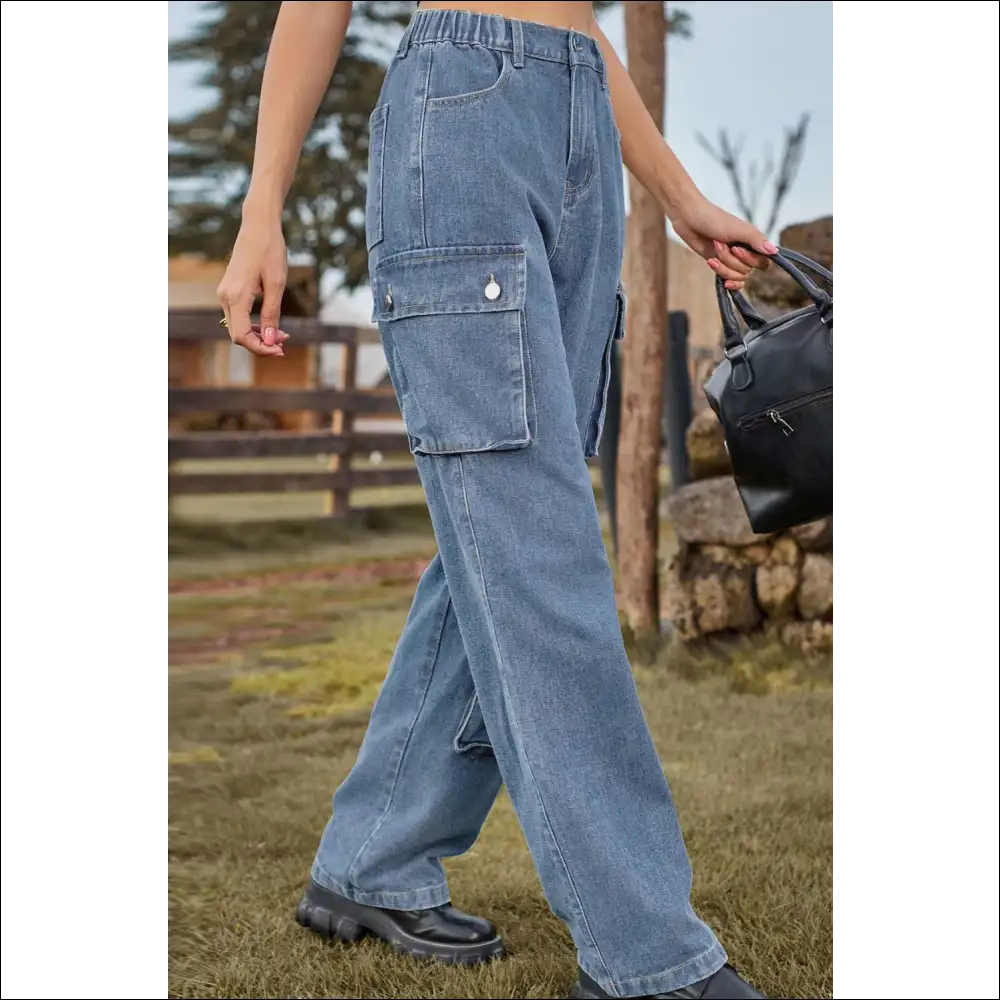 Loose Fit Long Jeans: for when Youβre Fashionably Late to Everything! πβ¨ - Jeans on Sale Worldwide Shipping