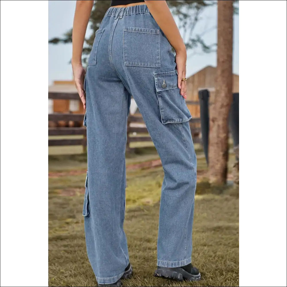 Loose Fit Long Jeans: for when Youβre Fashionably Late to Everything! πβ¨ - Jeans on Sale Worldwide Shipping
