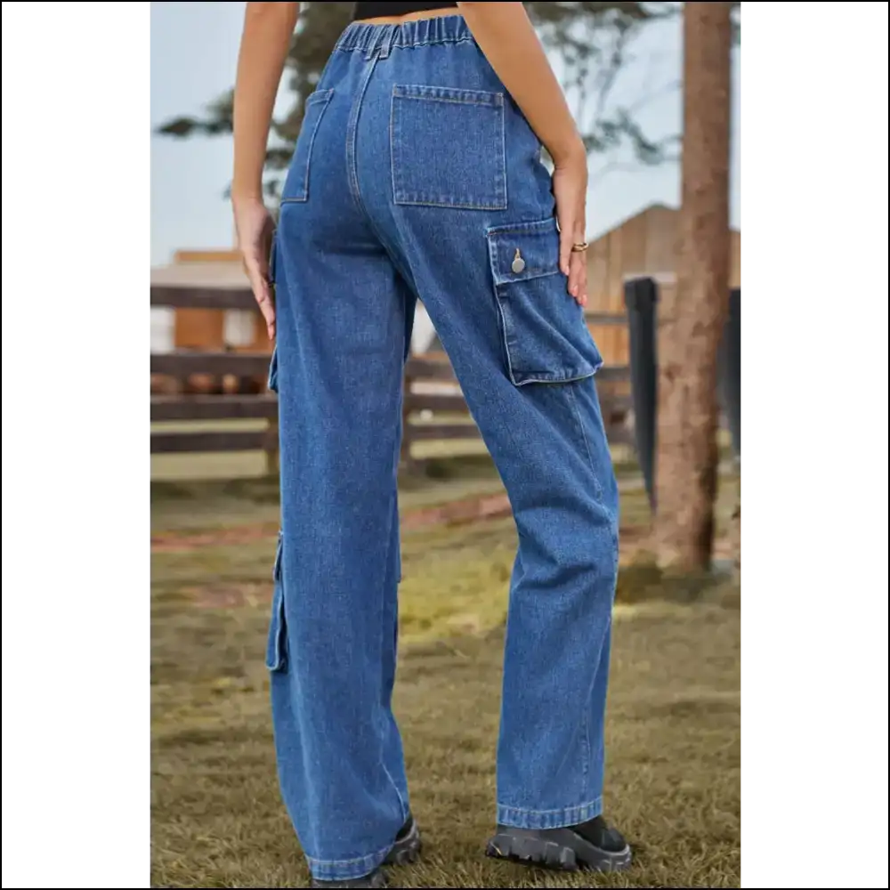 Loose Fit Long Jeans: for when Youβre Fashionably Late to Everything! πβ¨ - Jeans on Sale Worldwide Shipping