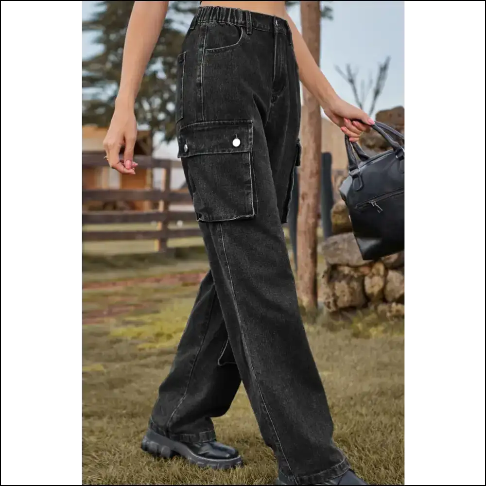 Loose Fit Long Jeans: for when Youβre Fashionably Late to Everything! πβ¨ - Jeans on Sale Worldwide Shipping