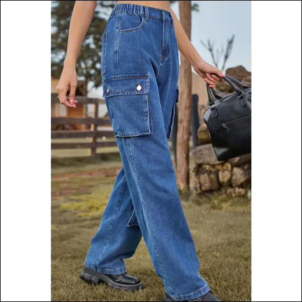 Loose Fit Long Jeans: for when Youβre Fashionably Late to Everything! πβ¨ - Jeans on Sale Worldwide Shipping