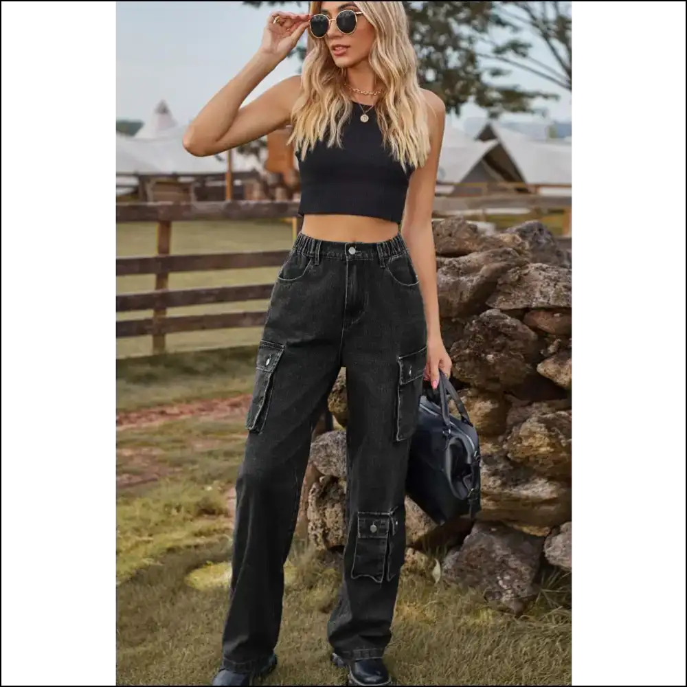 Loose Fit Long Jeans: for when Youβre Fashionably Late to Everything! πβ¨ - Jeans on Sale Worldwide Shipping